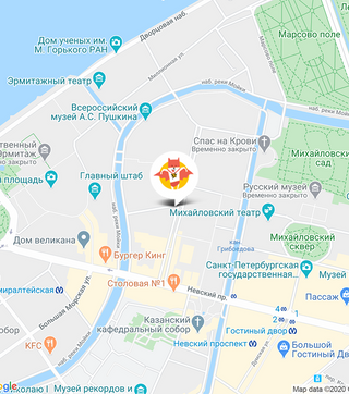 Карта проезда к магазину.